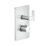 Термостат Gessi Inciso, на 3 выхода внешняя часть, Chrome (58136031) - Фото 1