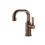 Змішувач для умивальника Gessi Inciso, донний клапан, Copper Bruched PVD (58008708) - Фото 1
