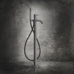 Смеситель для ванны Gessi Gessi316, 707 Black Metal Brushed PVD (54028-707) - Фото 2