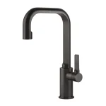 Смеситель для умывальника Gessi Inciso высокий, Black Metal Bruched PVD (58006707) - Фото 1