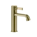 Смеситель для умывальника Gessi Inciso, донный клапан, Bruched Brass PVD (58001727) - Фото 1