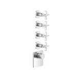 Термостат Gessi Inciso, 4 независимых выхода, внешняя часть, Chrome (58348031) - Фото 1