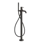 Смеситель для ванны Gessi Gessi316, 707 Black Metal Brushed PVD (54028-707) - Фото 1