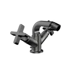 Смеситель для биде Gessi Inciso, Black Metal Bruched PVD (58127707) - Фото 1