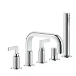 Смеситель для ванны Gessi Inciso на 5 отверстий, излив, Chrome (58040031) - Фото 1