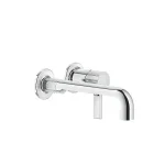 Смеситель для умывальника Gessi Inciso настенный, короткий излив, Chrome (58088031) - Фото 1