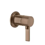 Змішувач прихованого монтажу Gessi Inciso, 1 вихід, Copper Bruched PVD (58109708) - Фото 1