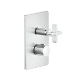 Термостат Gessi Inciso, на 3 выхода внешняя часть, Chrome (58236031) - Фото 1