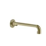 Излив настенный Gessi Inciso, длинный, Bruched Brass PVD (58101727) - Фото 1