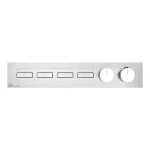 Термостат Gessi Hi-Fi Linear, 4 функции, внешняя часть, Chrome (63016031) - Фото 1