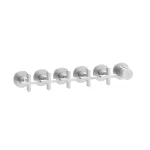 Термостат Gessi Inciso, 5 независимых выходов, внешняя часть, Chrome (58440031) - Фото 1