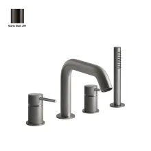 Смеситель для ванной Gessi GESSI316, Matte Black (54037-299) - Фото №1