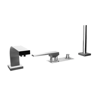 Смеситель на борт ванны Bongio Stelth, Chrome (01531CR0D) - Фото №1