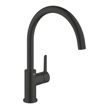Змішувач для кухні Grohe Ozanne одноважільний, чорний… - Фото №1