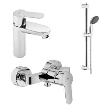 Комплект змішувачів Grohe BauEdge, хром (123208S) - Фото №1