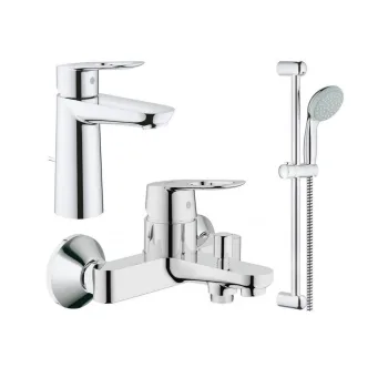 Комплект смесителей Grohe BauLoop , хром (123215M) - Фото №1