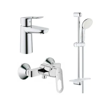Набір змішувачів Grohe Bauloop S 3 в 1 для душу, хром… - Фото №1
