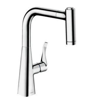 Змішувач для кухні Hansgrohe Metris Select 220 2jet… - Фото №1