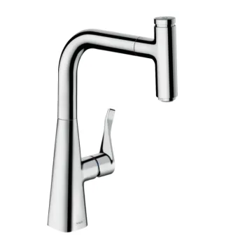 Змішувач для кухні Hansgrohe Metris Select 240 1jet… - Фото №1
