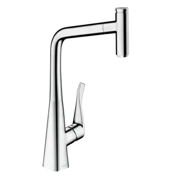 Змішувач для кухні Hansgrohe Metris Select 320 з висувним… - Фото №1