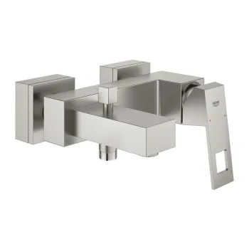 Смеситель для ванны Grohe Eurocube, сталь (23140DC0) - Фото №1