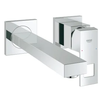 Змішувач для умивальника Grohe Eurocube M-Size, монтаж зі стіни, зовнішня частина, хром