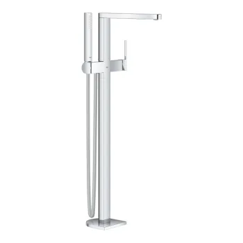 Смеситель для ванны напольный Grohe Plus, хром (23846003) - Фото №1