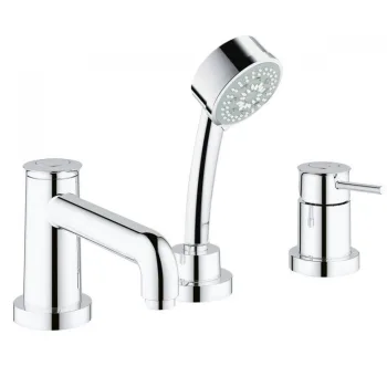 Смеситель на борт ванны Grohe Bau Classic на 3 отверстия,… - Фото №1