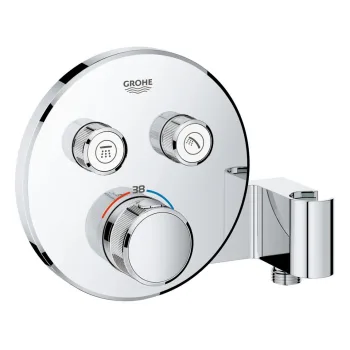 Термостат на два выхода со встроенным держателем для ручного душа Grohe Grohtherm SmartControl (29120000)