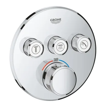 Термостат для  ванны скрытого монтажа Grohe Grohtherm SmartControl, внешняя часть, хром
