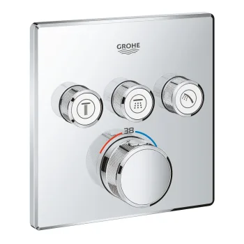 Термостат для душа прихованого монтажу Grohe Grohtherm SmartControl, зовнішня частина, хром