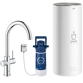 Кухонний змішувач з бойлером L-size GROHE Red Duo… - Фото №1