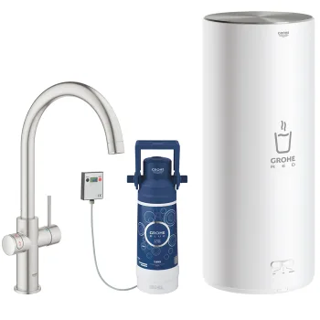 Кухонний змішувач з бойлером L-size GROHE Red Duo… - Фото №1