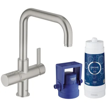 Смеситель кухонный со стартовым пакетом GROHE Blue… - Фото №1