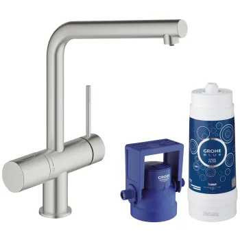 Смеситель кухонный со стартовым пакетом GROHE Blue… - Фото №1