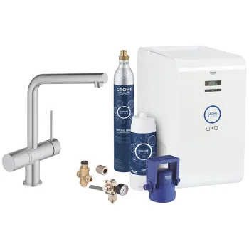 Смеситель кухонный со стартовым пакетом GROHE Blue… - Фото №1