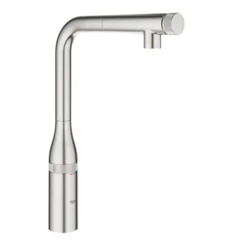 Змішувач для кухні Grohe Essence SmartControl, сталь (31615DC0)