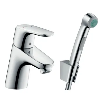 Смеситель для раковины Hansgrohe Focus E с гигиеническим… - Фото №1