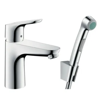 Смеситель для умывальника Hansgrohe Focus E 100 с… - Фото №1
