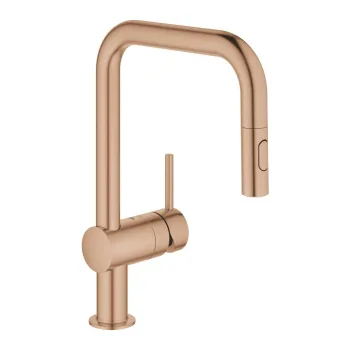 Змішувач для кухні Grohe Minta з висувним виливом,… - Фото №1