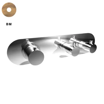 Термостат Bongio Aqua, на 2 выхода, Bronze Matte (32542BM02EU) - Фото №1