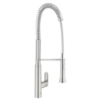Змішувач для кухні Grohe K7, сталь (32950DC0) - Фото №1