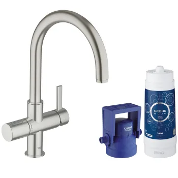 Смеситель кухонный со стартовым пакетом GROHE Blue… - Фото №1
