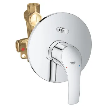 Смеситель для ванны скрытого монтажа Grohe Eurosmart, внешняя часть, хром (33305002)
