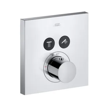 Термостат для душа AXOR Shower Select square на 2… - Фото №1
