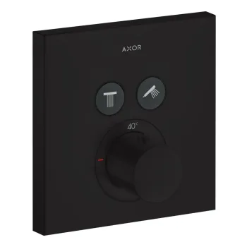 Термостат для душа AXOR ShowerSelect square, 2 потребителя,… - Фото №1