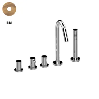 Смеситель на борт ванны Bongio Aqua, Bronze Matte… - Фото №1