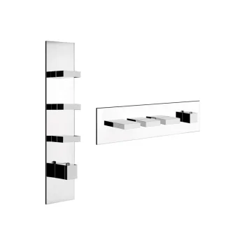 Термостат для душа Gessi Rettangolo, 3 выхода, высокая… - Фото №1