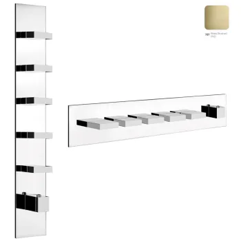 Термостат для душа Gessi Rettangolo, 5 выходов, высокая… - Фото №1
