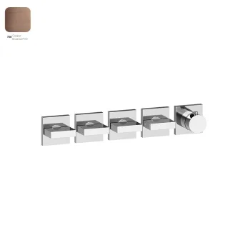 Термостат для душа Gessi Rettangolo, 4 независимых… - Фото №1